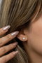 Heliophilia Silver Pendientes de Plata de Ley 925 con Circón